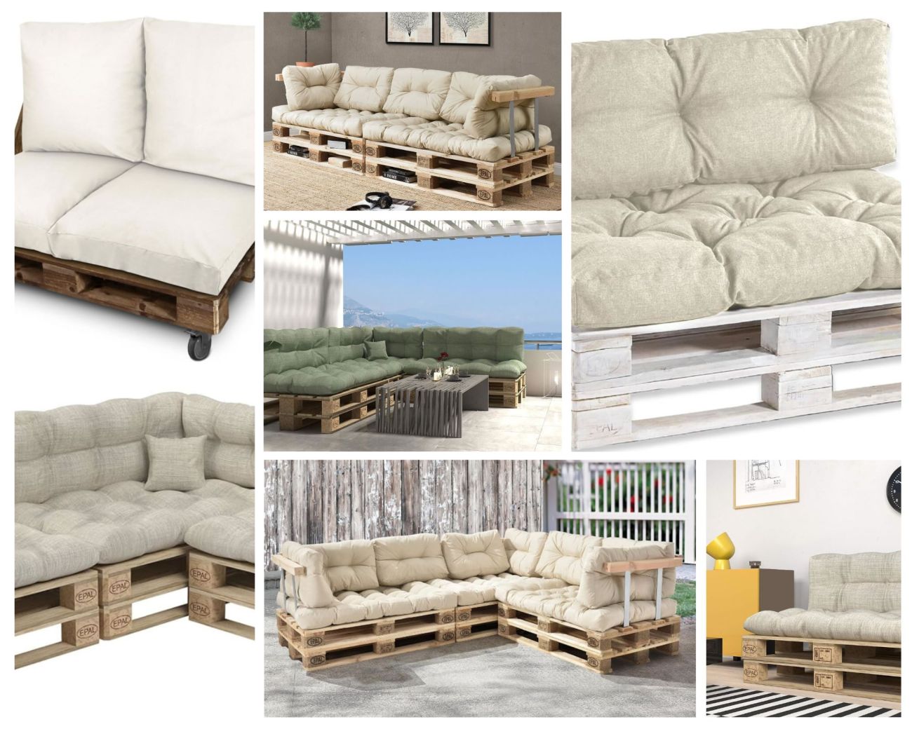 Sofas y Muebles hechos con palets